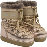 Mikk-Line Champagne Glitter Snow Boot Glitter