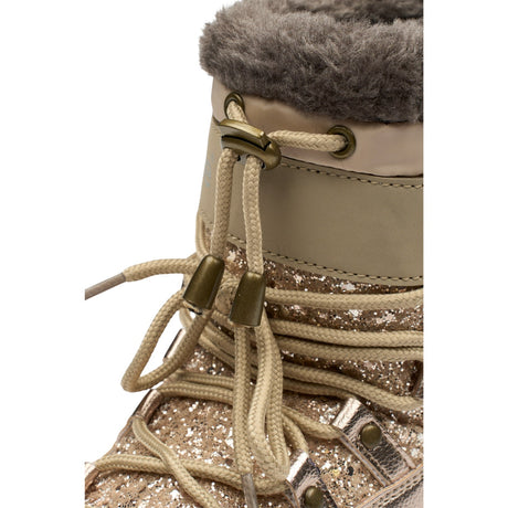 Mikk-Line Champagne Glitter Snow Boot Glitter