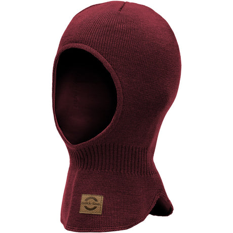 Mikk-Line Rum Raisin Knitted Balaclava With Wool & Windstop