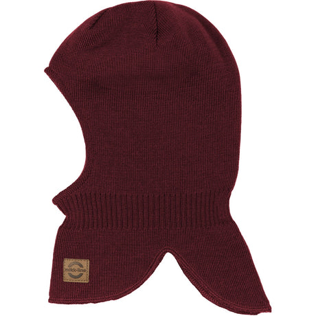 Mikk-Line Rum Raisin Knitted Balaclava With Wool & Windstop