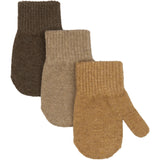Mikk-Line Chocolate Chip-Melange Denver-Medal Bronze Magic Mittens 3 Pack