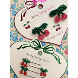 Konges Sløjd Cherry 2 Pack Pearly Hair Clips Cherry