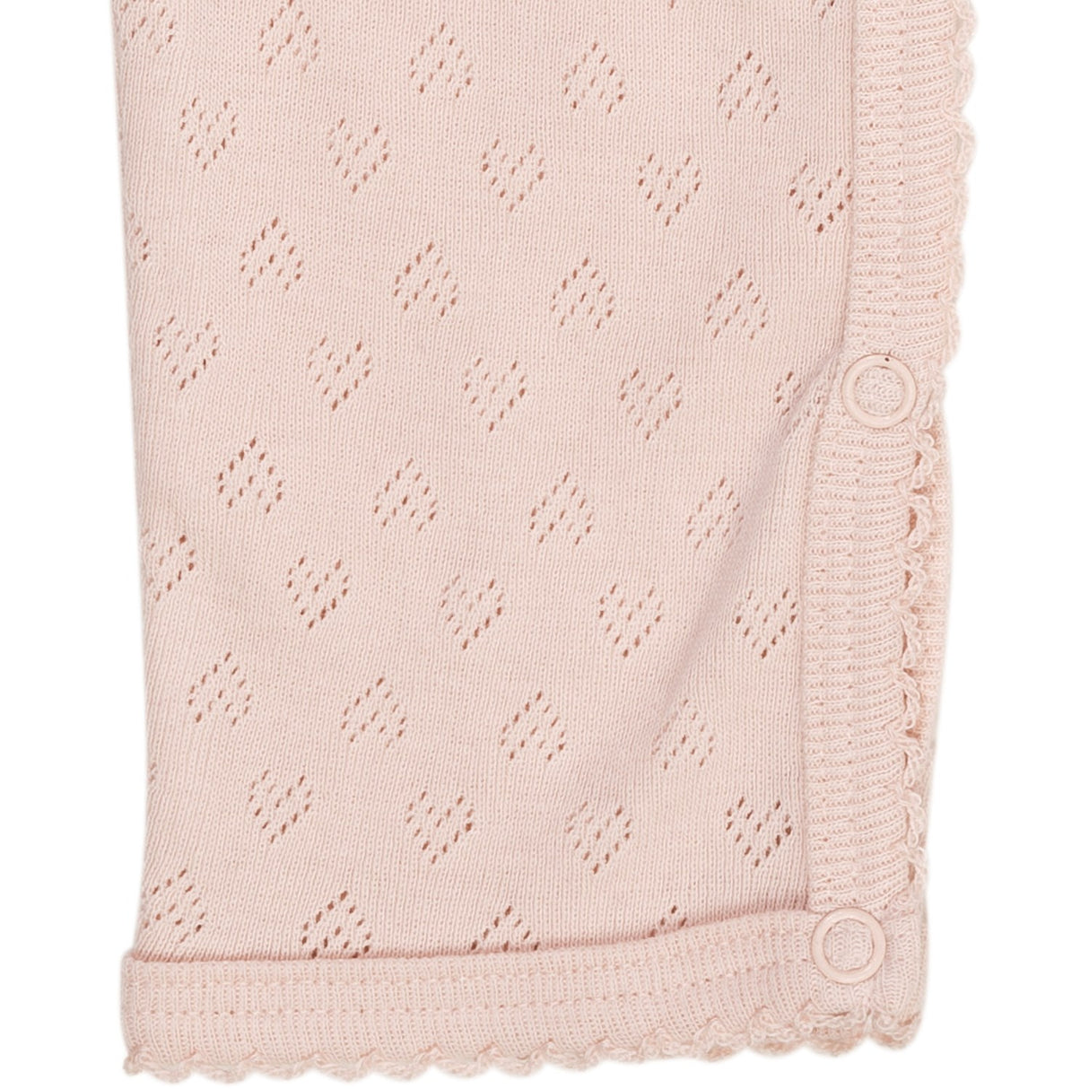 COPENHAGEN COLORS Dusty Rose Pointelle Heart Full Body