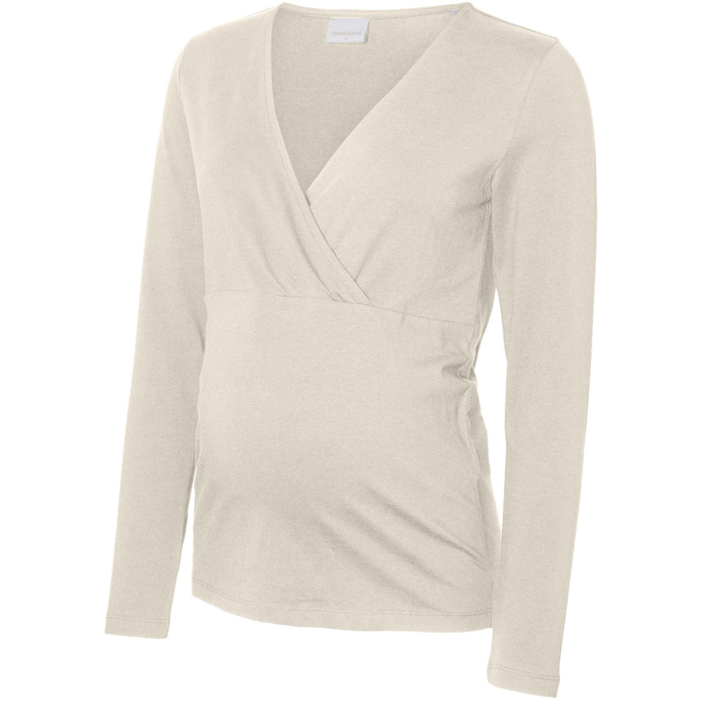Mama;licious Birch Black Mlkerrie Tess Ls Jrs Top 2-P Noos