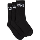 VANS Black Classic Crew Socks 3-Pack