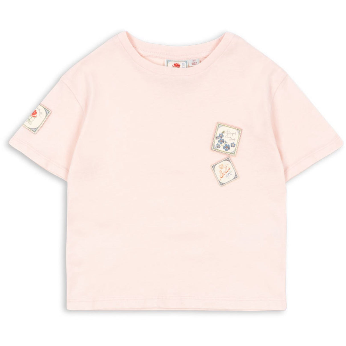 Konges Sløjd Chalk Pink RHW X KS Lettre Tee Ocs