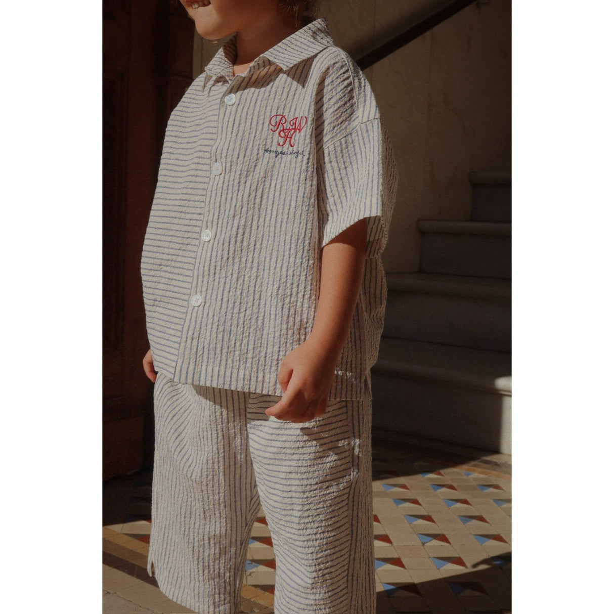 Konges Sløjd Stripe Bluie RHW X KS Duo Pants Gots