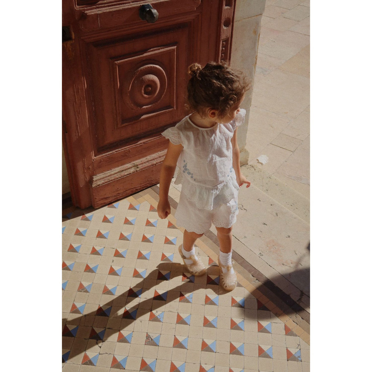 Konges Sløjd Optic White RHW X KS Fiori Shorts Gots