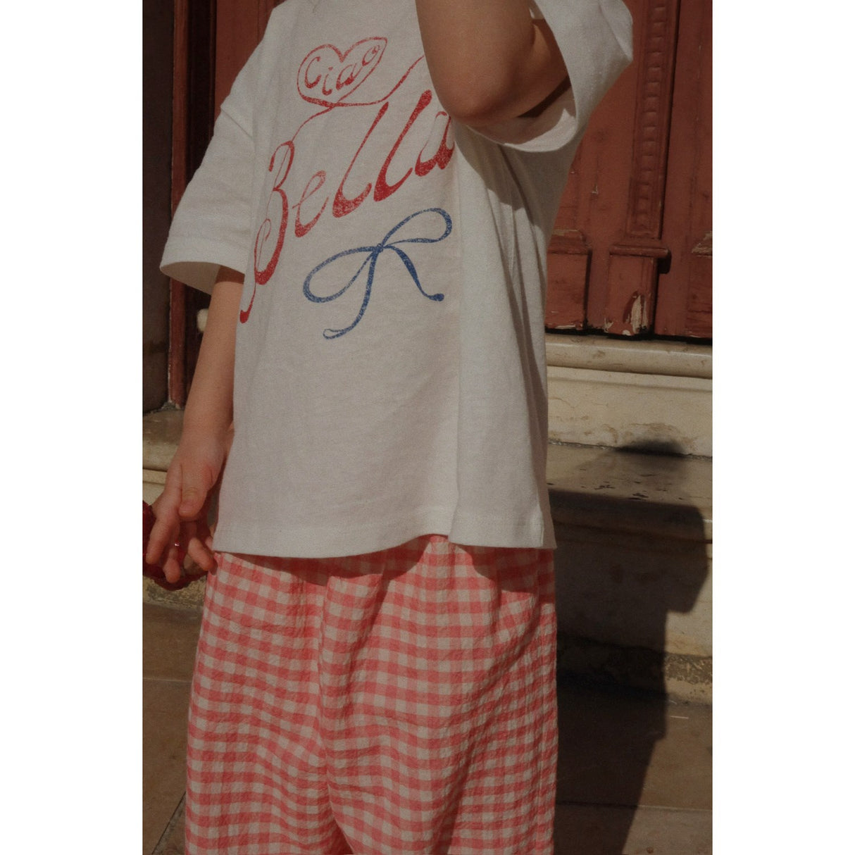 Konges Sløjd Peach Blossom Check RHW X KS Bella Pants Gots