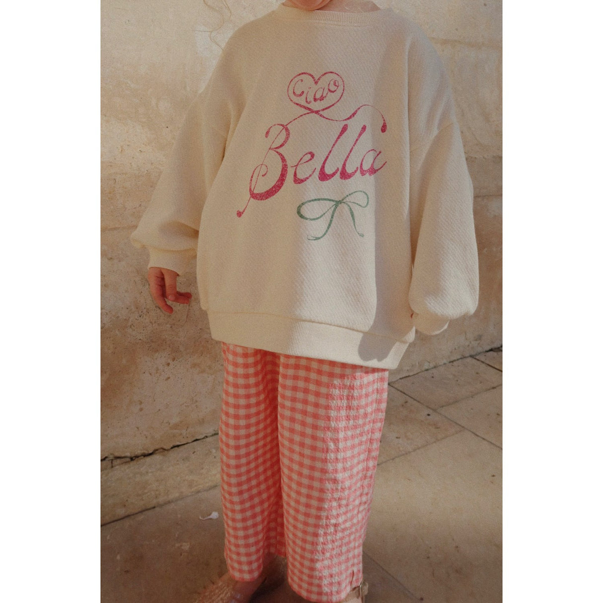 Konges Sløjd Peach Blossom Check RHW X KS Bella Pants Gots