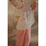 Konges Sløjd Peach Blossom Check RHW X KS Bella Pants Gots