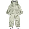 Mikk-Line Green Bay PU Metallic Rain With Suspenders/104