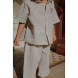 Konges Sløjd Stripe Bluie RHW X KS Duo Shirt Gots