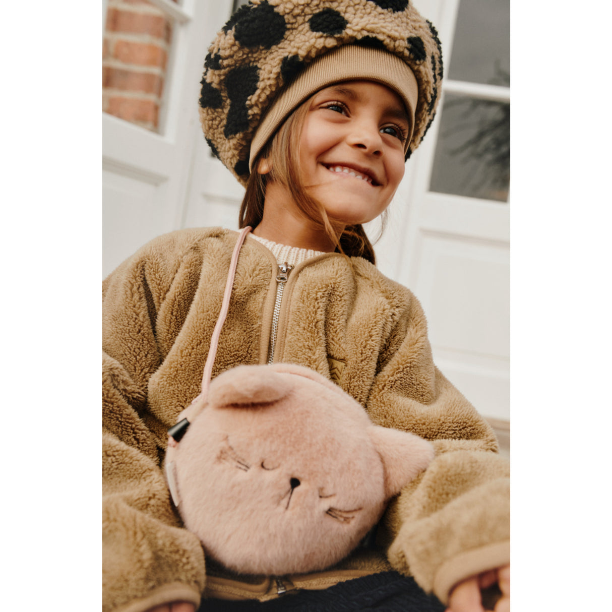 LIEWOOD Mega Leo / Oat Mix Poplar Pile Beret Hat