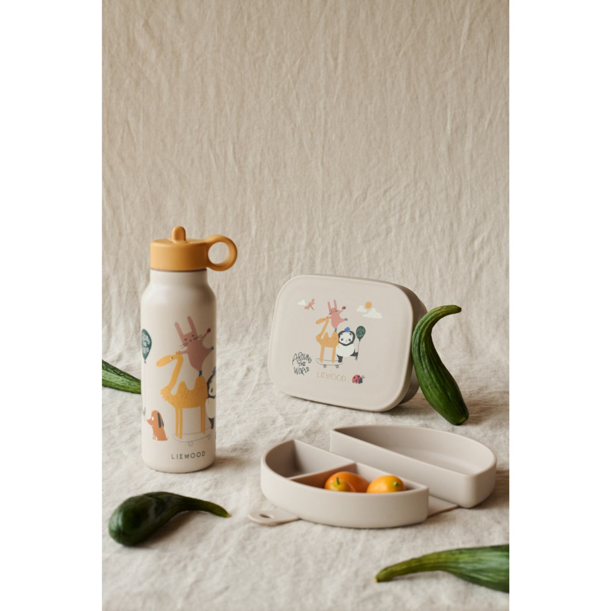 LIEWOOD Around The World / Sandy Eugene Foldable Snack Box