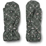 Wheat Forest Lake Checked Flowers Rain Mittens Rily