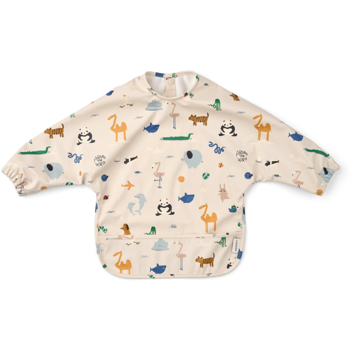 LIEWOOD Around The World / Sandy Merle Printed Cape Bib