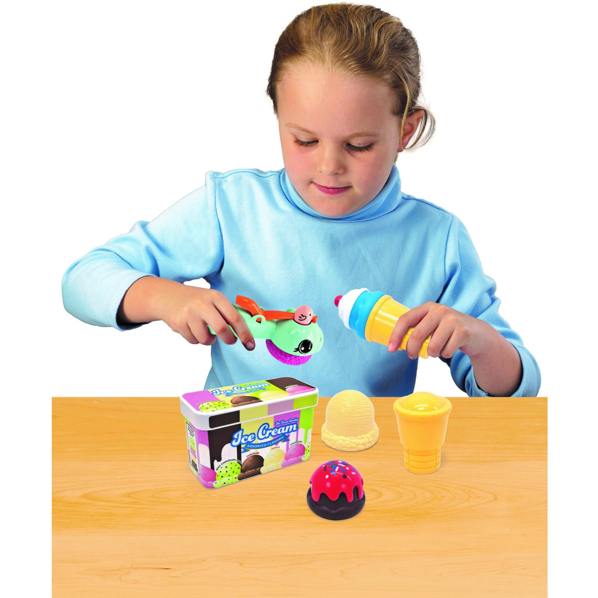 Zoo Troop Magnetic Ice Cream Set