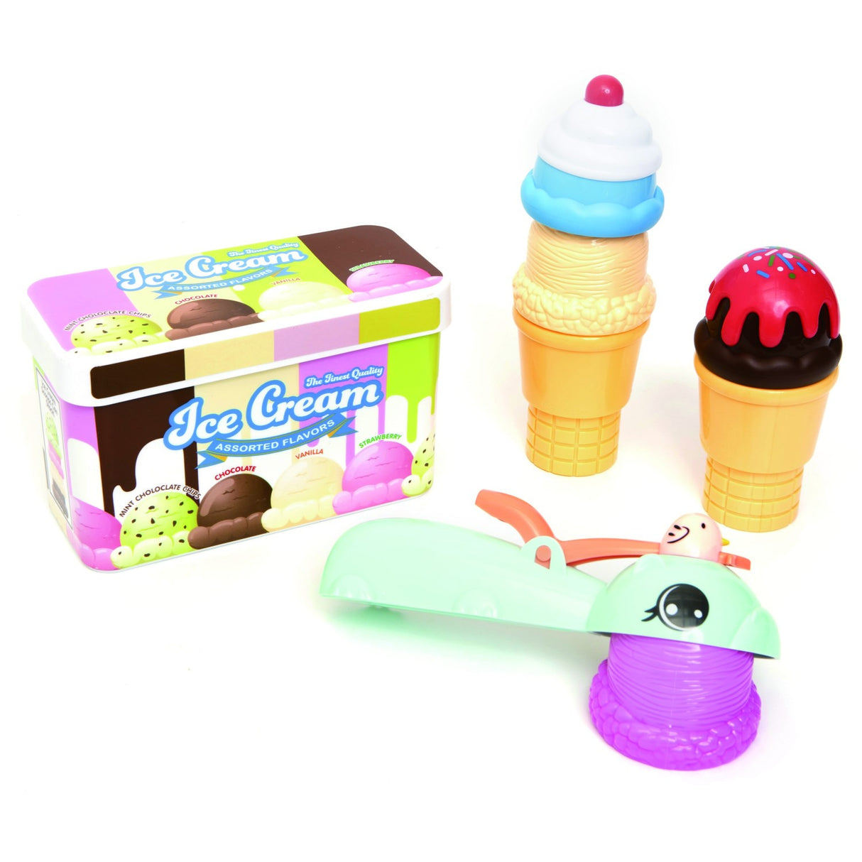 Zoo Troop Magnetic Ice Cream Set