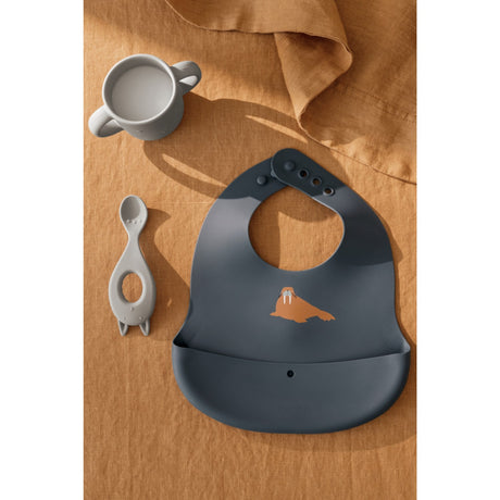 LIEWOOD Arctic Sea / Ocean View Ember Printed Bib 2-Pack