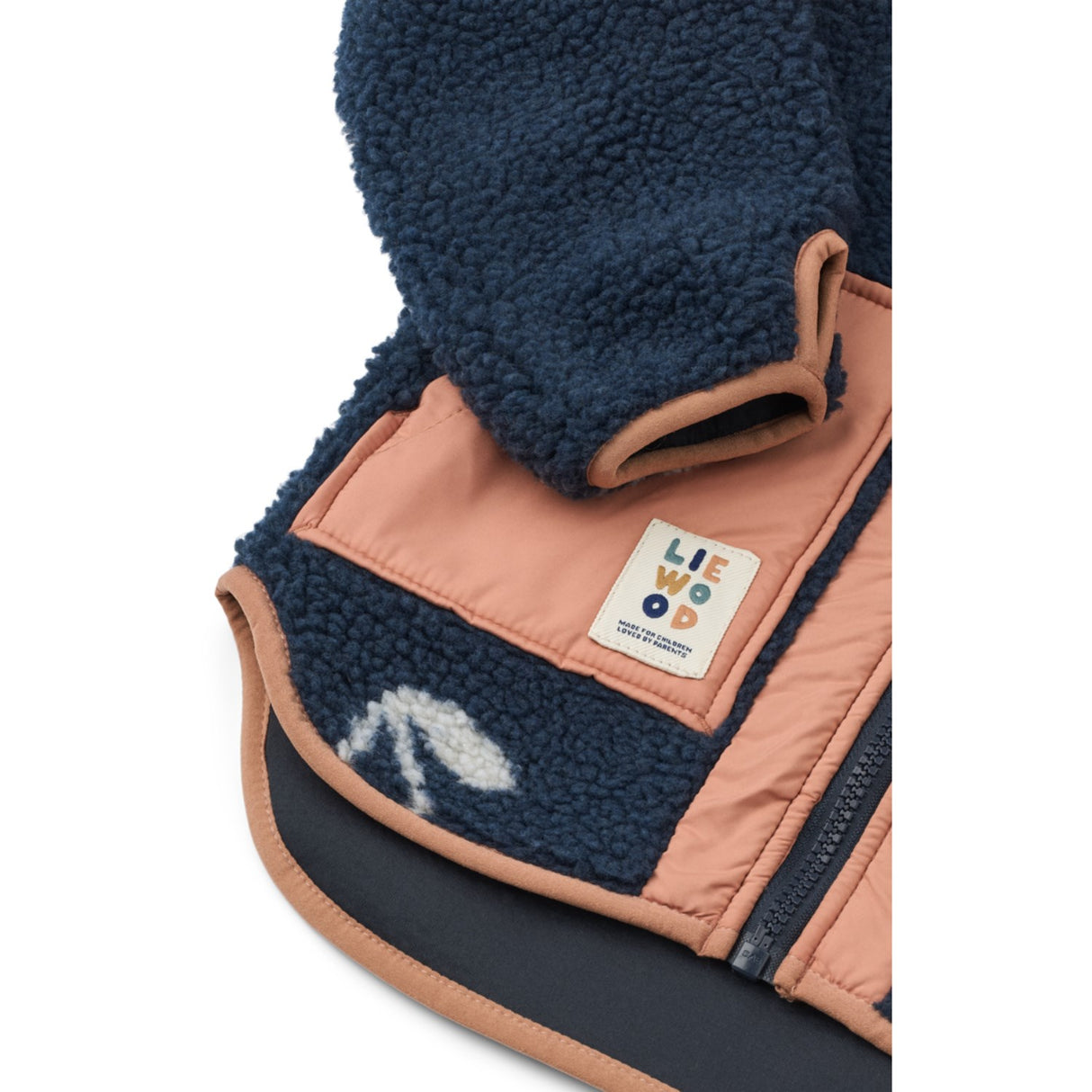 LIEWOOD Cherry Blossom / Classic Navy Noam Pile Jacket