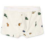 LIEWOOD Mini Dinosaurs Creme Mix Marvin Boxers 3-Pack