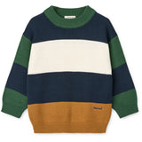 LIEWOOD Classic Navy Multi Mix Orlane Stripe Knit Jumper