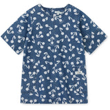 LIEWOOD Cherry Blossom / Medium Blue Denim Angelica Ss Printed Denim Dress