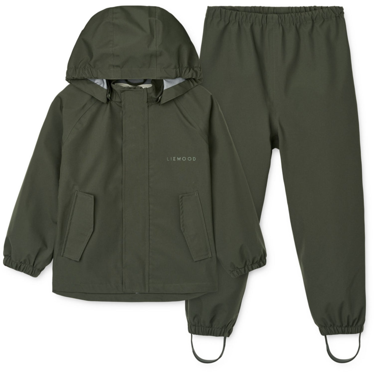 LIEWOOD Hunter Green Pedia Rainwear Set