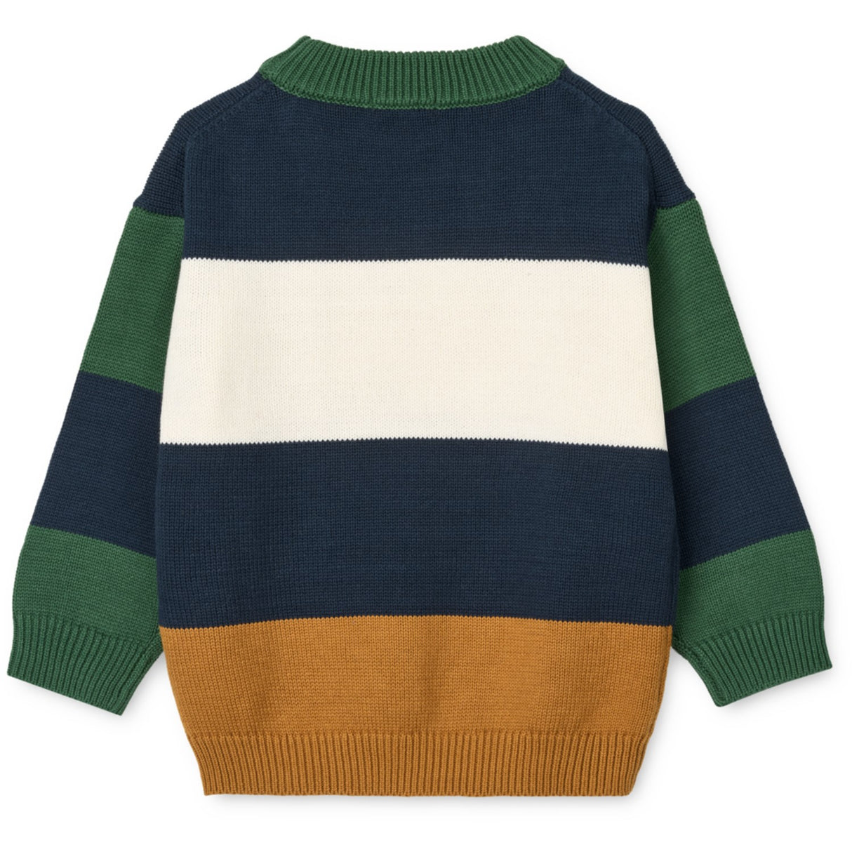 LIEWOOD Classic Navy Multi Mix Orlane Stripe Knit Jumper