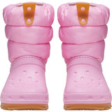 Crocs Pink Tweed/Gum Classic Neo Puff Boot