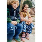 LIEWOOD Cherry Blossom / Medium Blue Denim Cesar Printed Denim Pants