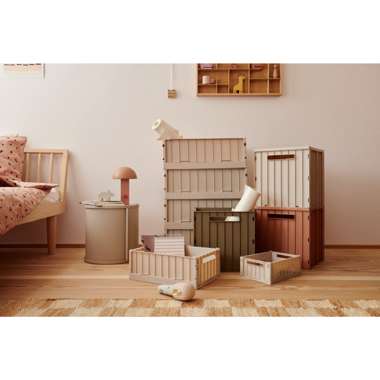 LIEWOOD Oat Elijah Storage Box W. Lid