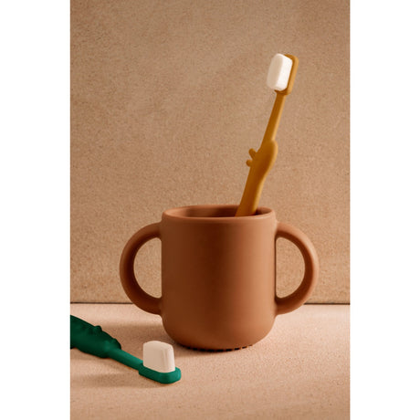 LIEWOOD Yellow Mellow / Garden Green Fabio All Together Toddler Toothbrush