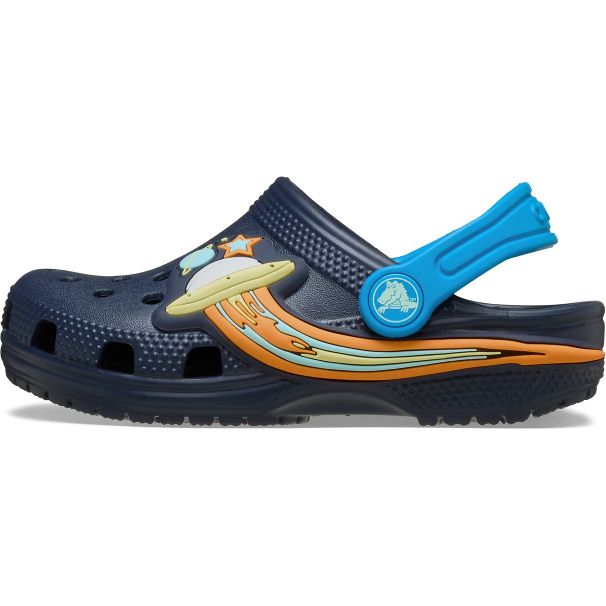 Crocs Navy Classic UFO Lights Clog