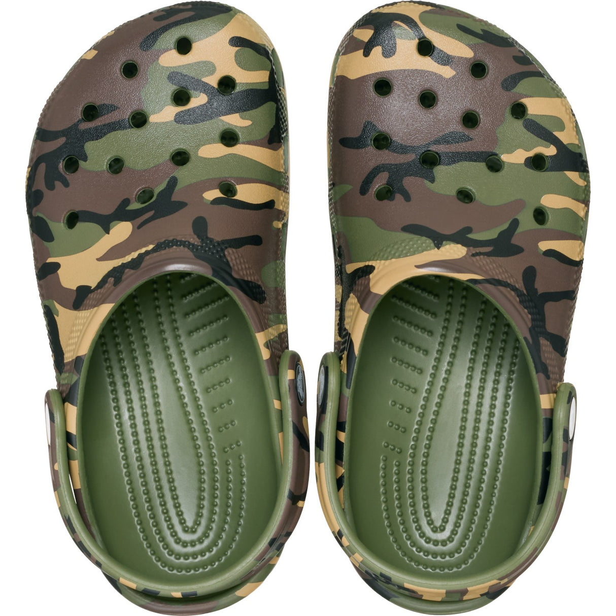 Crocs Army Green/Multi Classic Camouflage Clog