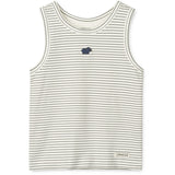 LIEWOOD Mini Dinosaurs Creme / Stripe Mix Faris Printed Tank Top 2-Pack