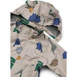 LIEWOOD Dinosaurs / Mist Manu Rainwear Set