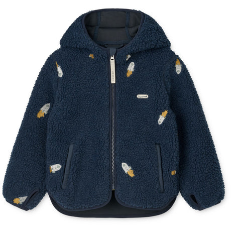 LIEWOOD Rocket / Classic Navy / Embroidery Mara Pile Jacket