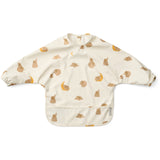 LIEWOOD Elephant / Creme De La Creme Merle Printed Cape Bib