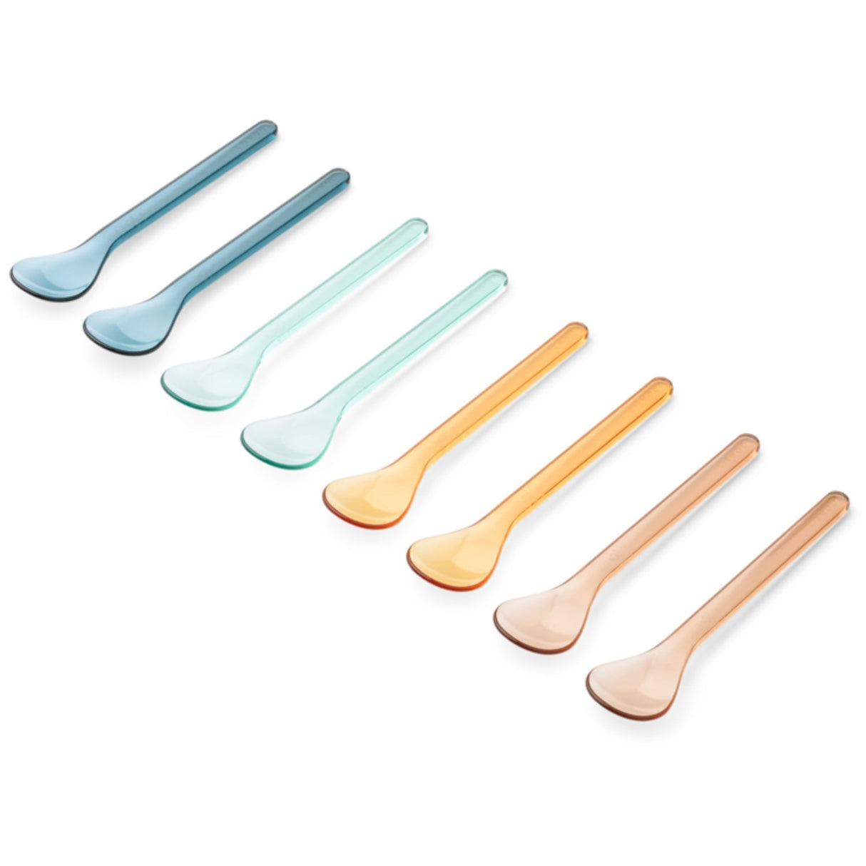 LIEWOOD Indigo Multi Mix Olan Tritan Spoon 8-Pack