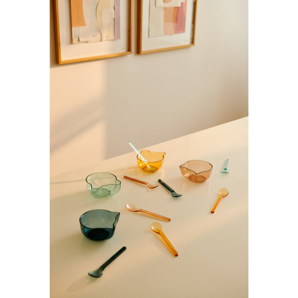 LIEWOOD Indigo Multi Mix Olan Tritan Spoon 8-Pack