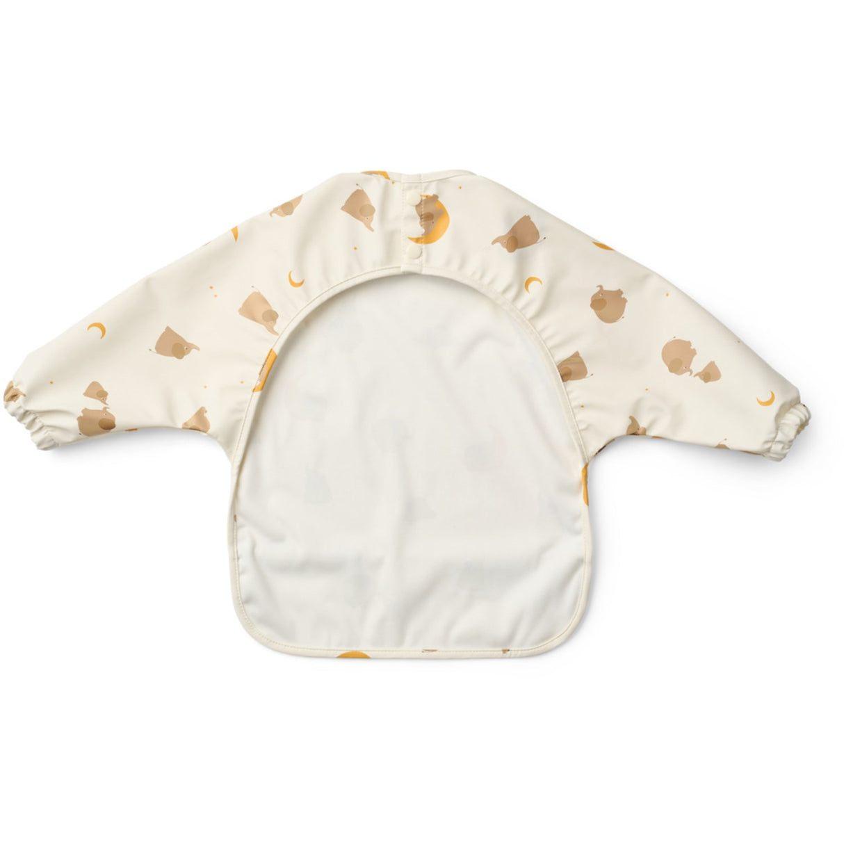 LIEWOOD Elephant / Creme De La Creme Merle Printed Cape Bib
