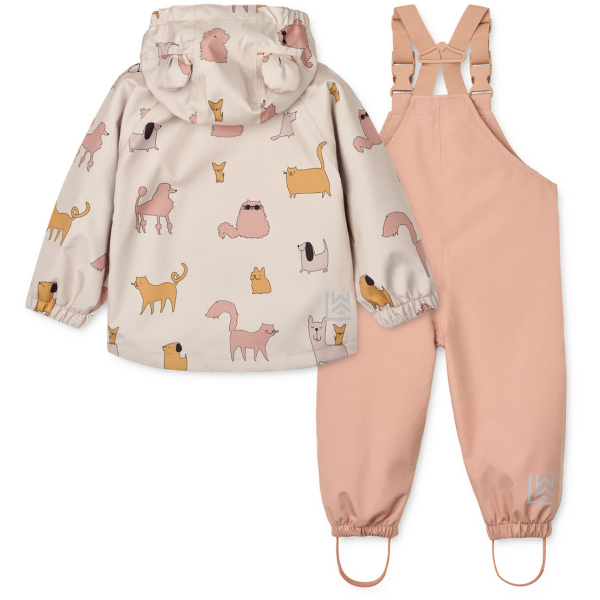 LIEWOOD Cats And Dogs / Sandy Manu Rainwear Set