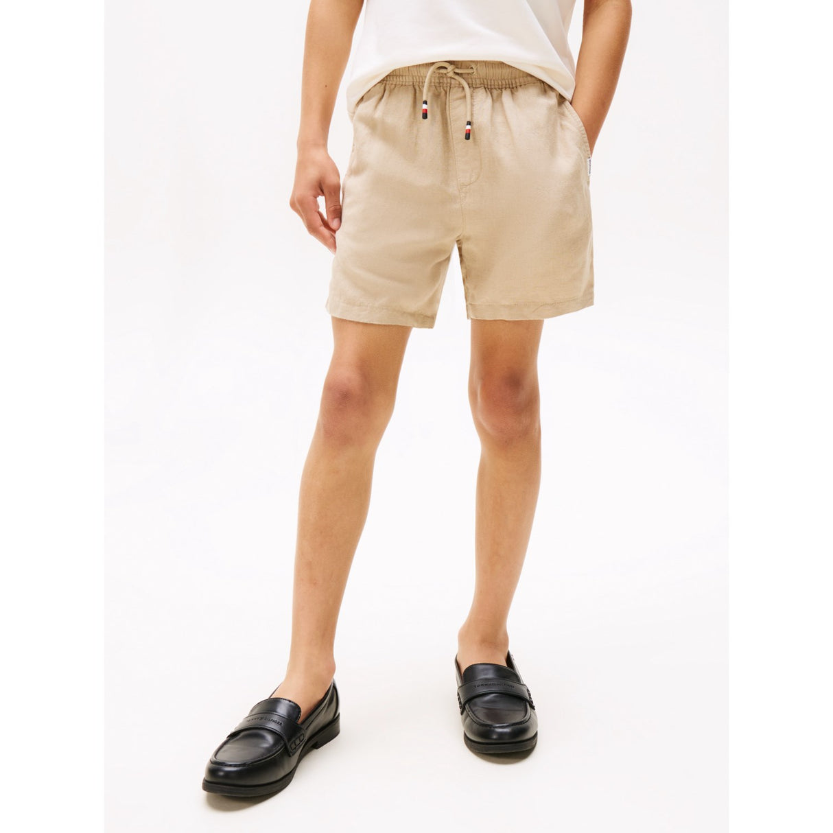 Tommy Hilfiger Sandalwood Linen Viscose Shorts