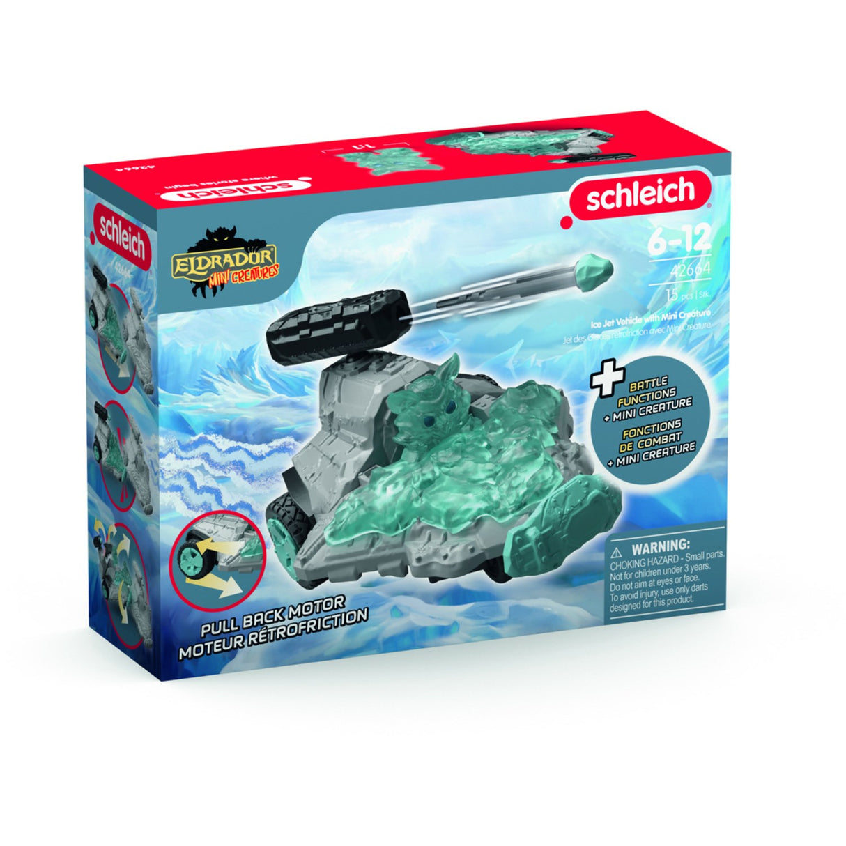 Schleich Ice Jet Vehicle Med Mini-Kreatur