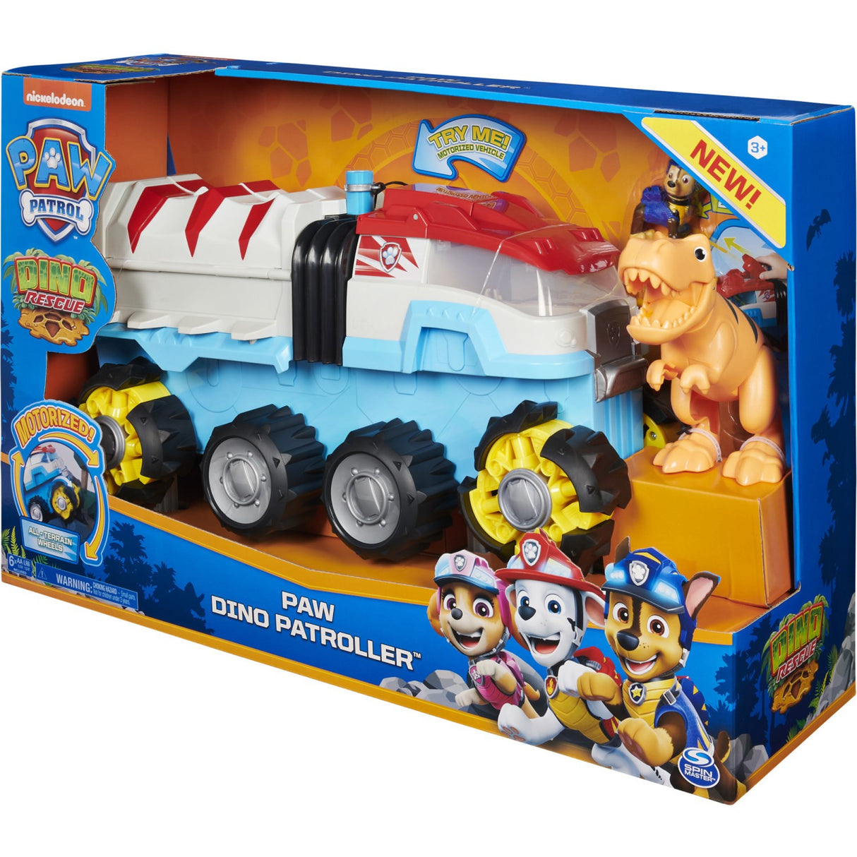 Paw Patrol Dino Rescue Patroller With Chase And T-Rex