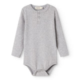 MarMar Modal Melange Light Grey Melange Body LS