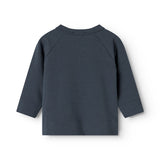 MarMar Modal New Born Blue Tut Wrap LS Blouse