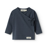MarMar Modal New Born Blue Tut Wrap LS Blouse